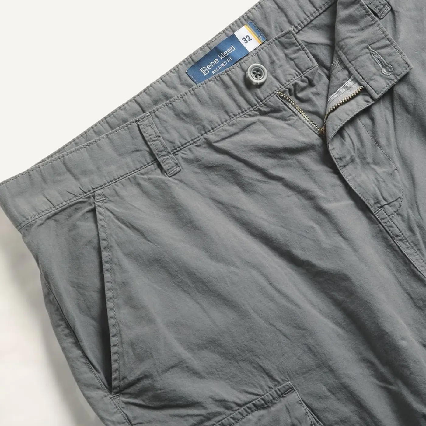 Men Regular Fit Cargo Shorts – Bild 4