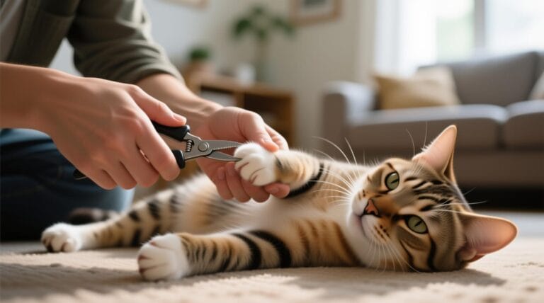 Krallenschneiden ohne Drama