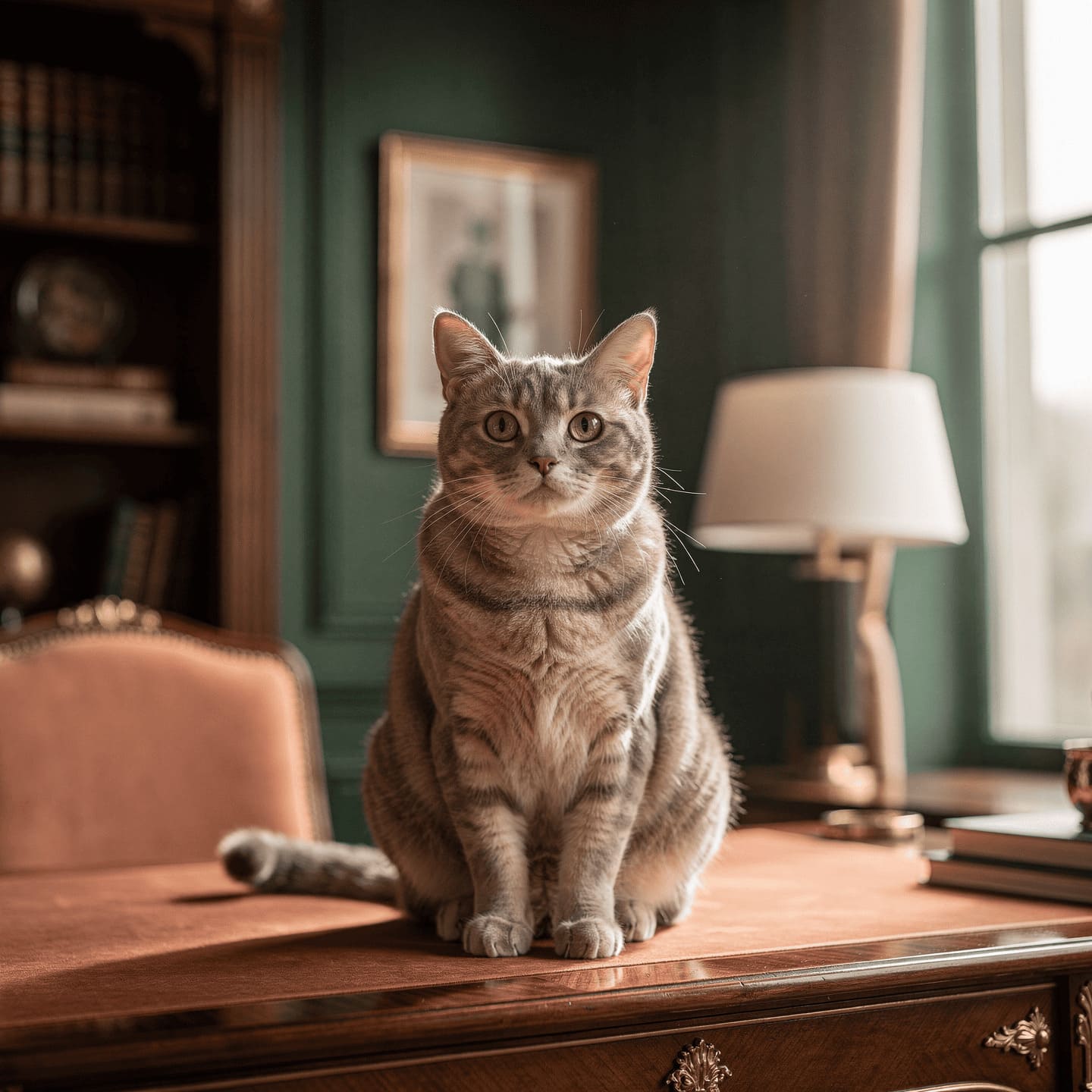 Such a cat is devoted to its owner and selfless by nature.